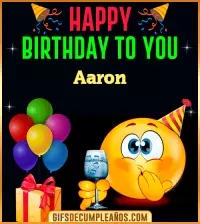 GIF GiF Happy Birthday To You Aaron